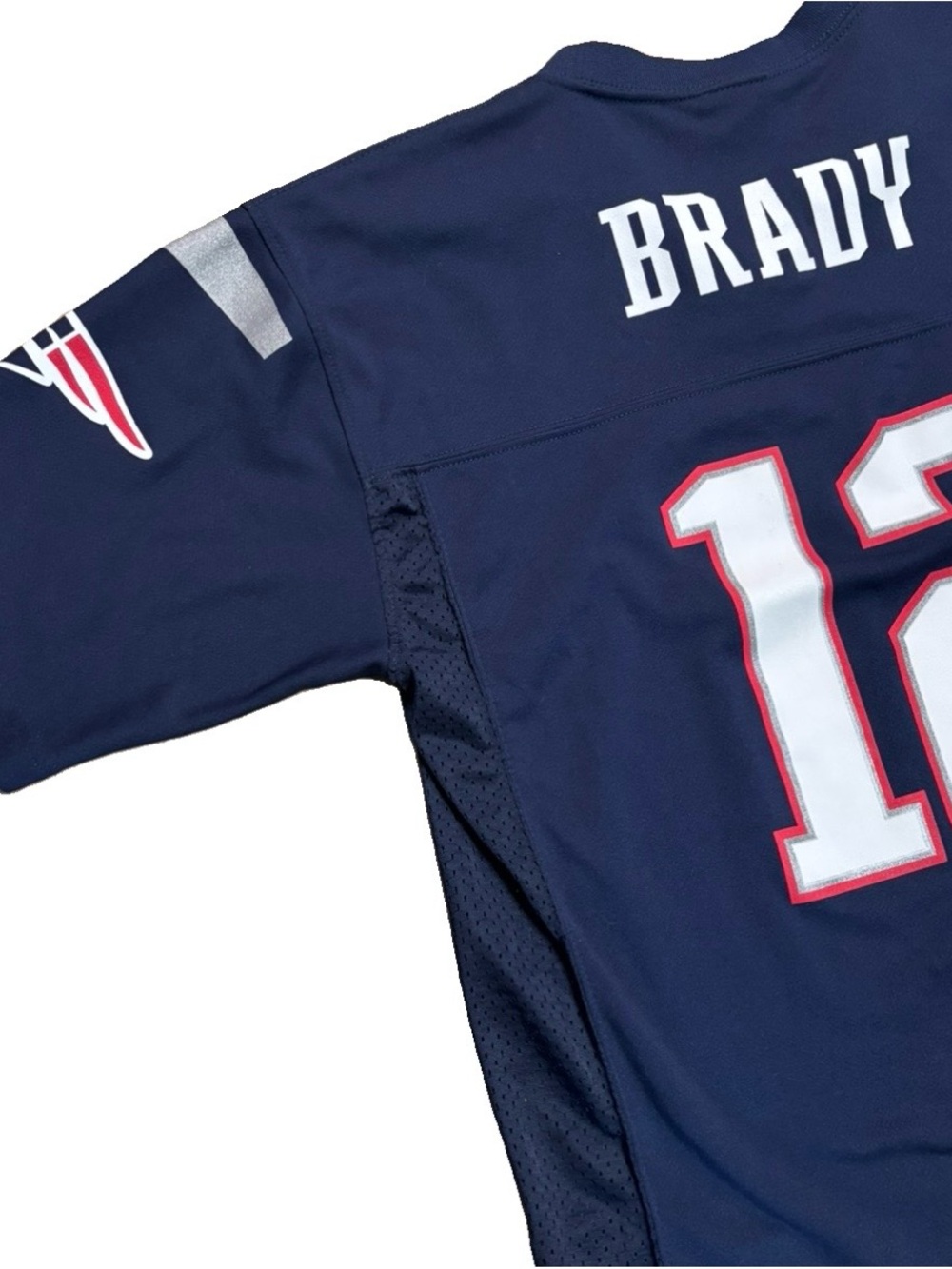 Tom Brady #12 New England Patriots Youth Large 14/16 NFL Team Apparel Jersey 🏈 - Picture 4 of 10